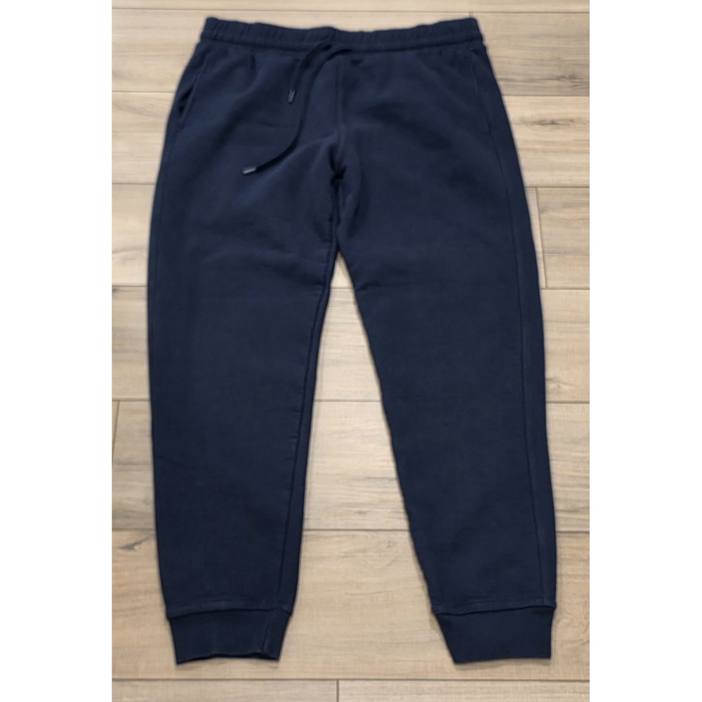 The Game Made in USA Sweatpants Mens Sz XL Blue Joggers Workout Athletic Fleece